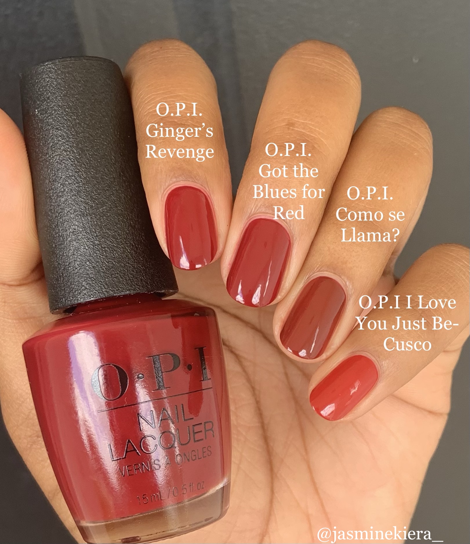 OPI Red Review + Comparisons — Lots of Lacquer